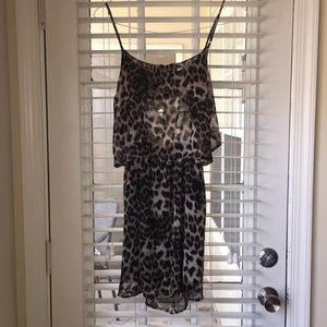 Cheetah print dress